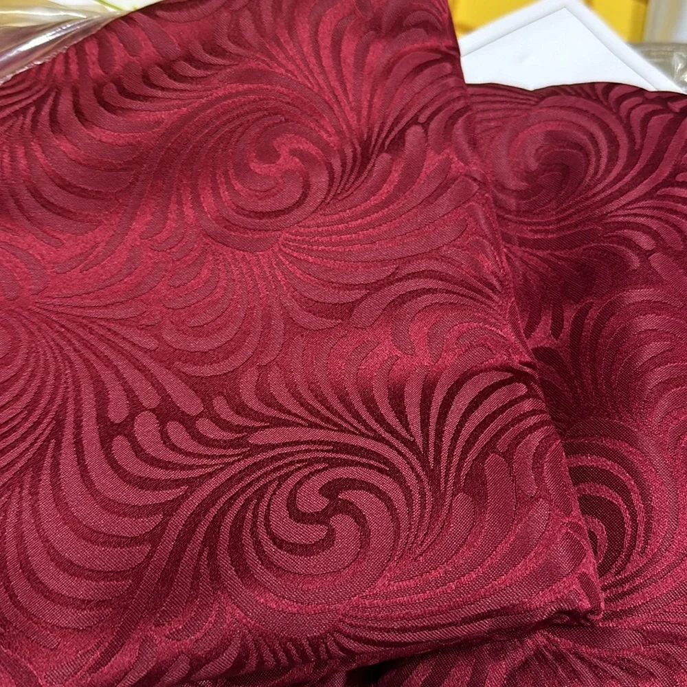 Rectangle Tablecloth Swirl Design Waterproof Stain Resistant Table Cover 52 x70”